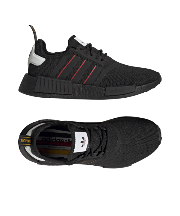 adidas Originals NMD R1 Schwarz Rot Weiss