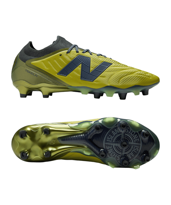 New Balance Tekela Elite Low v5 FG Stone Island Grün