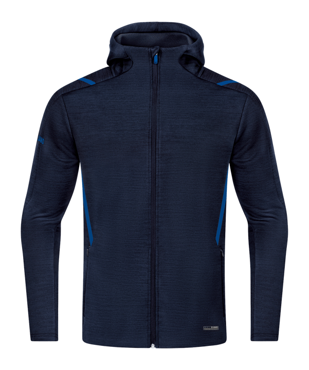 JAKO Challenge Freizeit Kapuzenjacke Blau F511