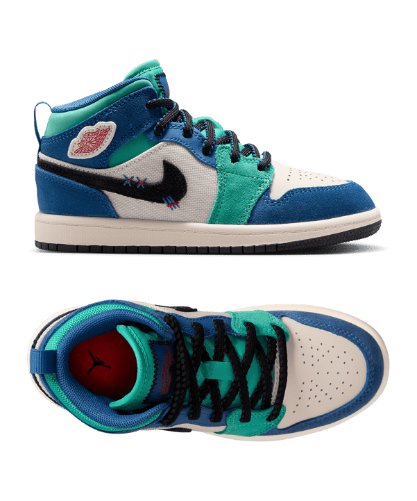 Jordan Air Jordan 1 Mid SE PS Kids Weiß