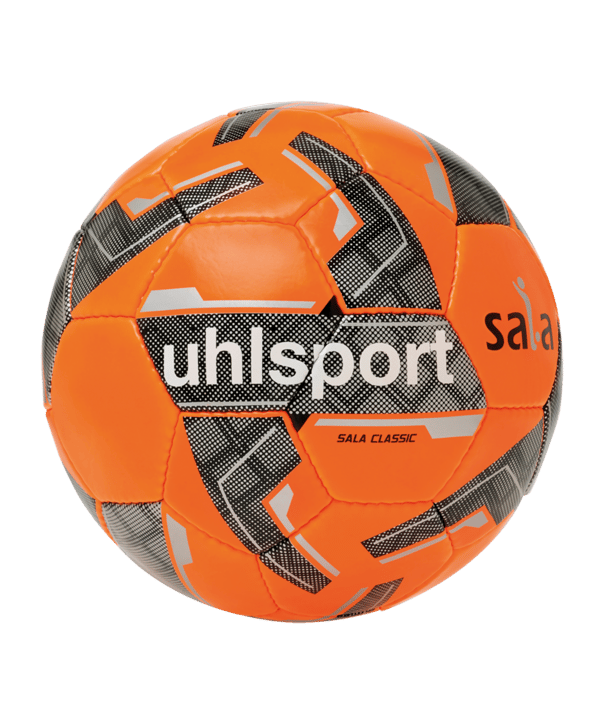 uhlsport Sala Classic Fussball Orange Schwarz F01