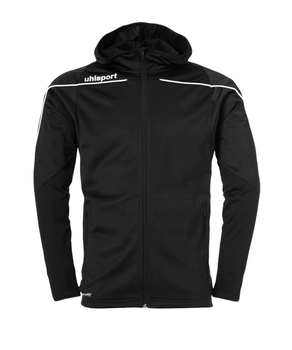 uhlsport Stream 22 Kapuzenjacke Kids Schwarz F01