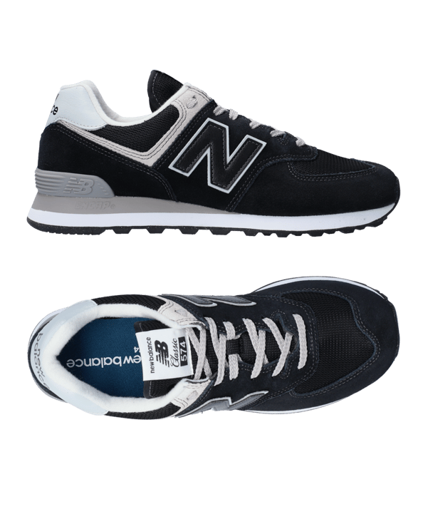 New Balance 574 Schwarz Weiss FEVB