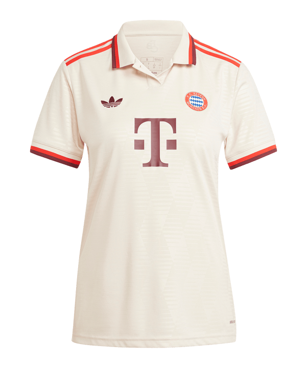 adidas Originals FC Bayern München Trikot 3rd 2024/2025 Damen Beige