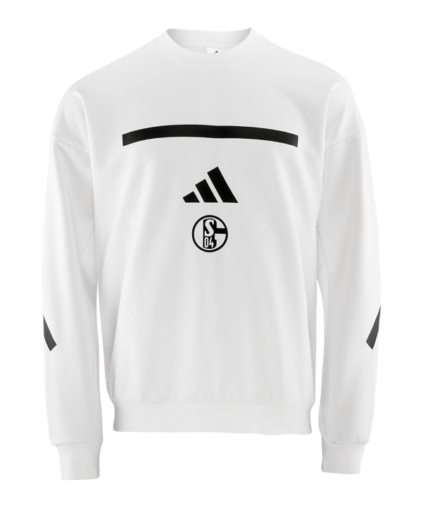 adidas FC Schalke 04 Z.N.E. Sweatshirt Weiß