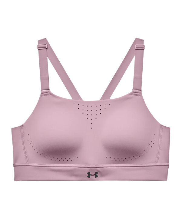 Under Armour Rush High Sport-BH Damen Pink F698