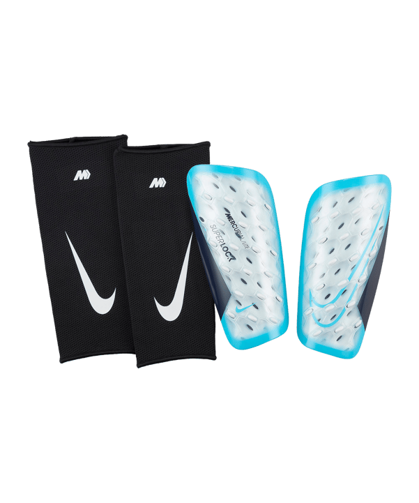 Nike Mercurial Lite SuperLock Schienbeinschoner Blau F420