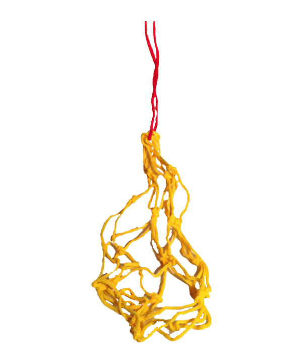 Cawila Nylon-Ballnetz 1 Fussball gelb