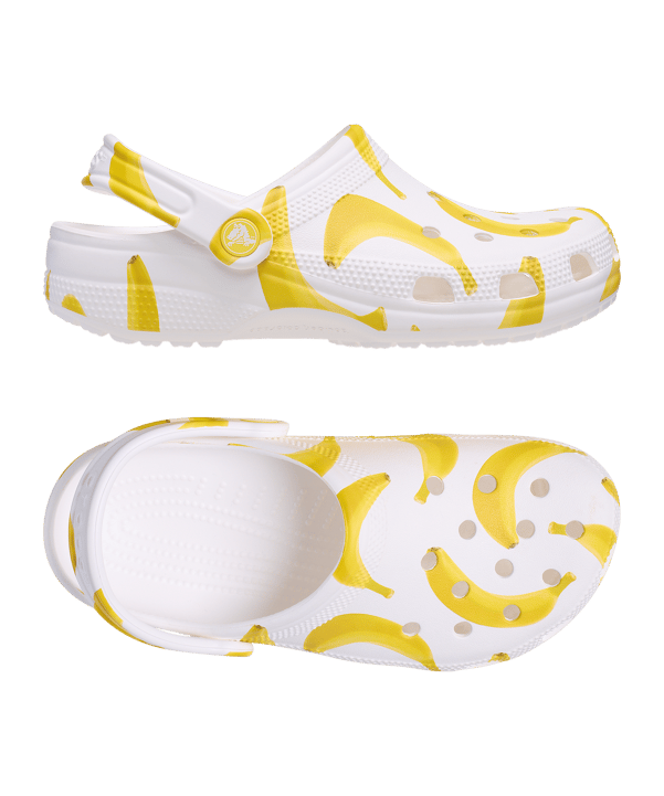 Crocs Classics Fresh Fruits Clog Badelatsche Gelb