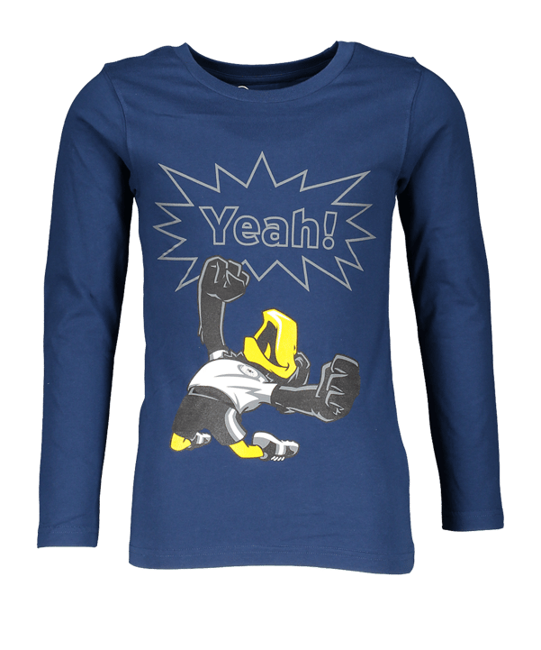 DFB Deutschland Paule Jubel Langarmshirt Kids Blau