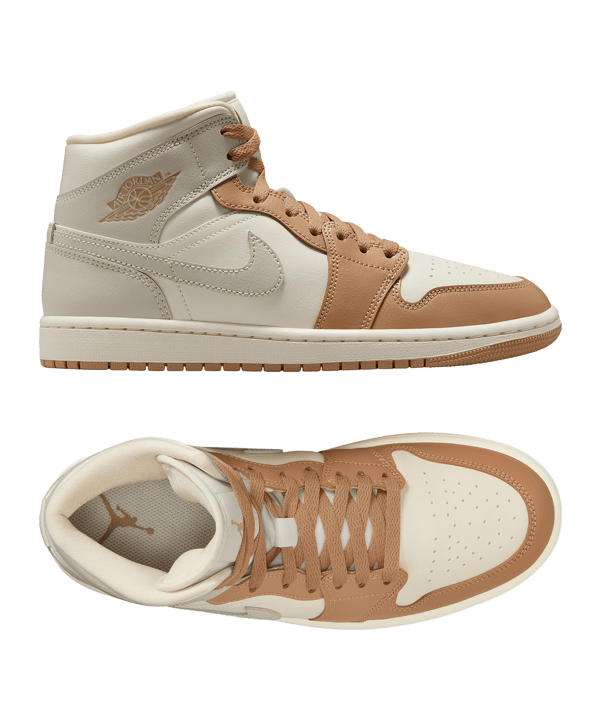 Nike Air Jordan 1 Mid Damen Braun F118