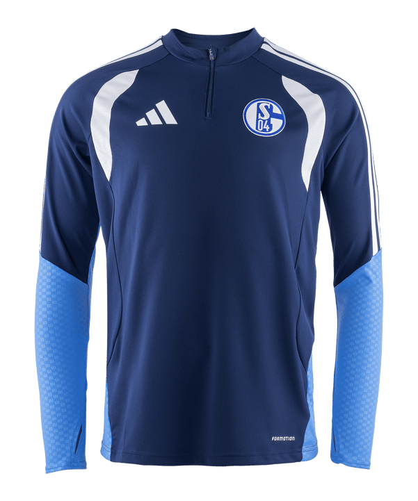 adidas FC Schalke 04 Team Training Zip Top Blau
