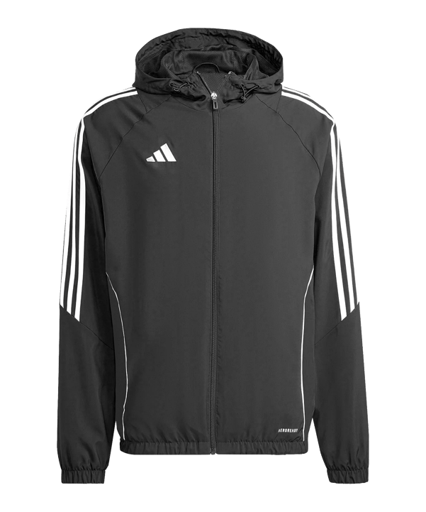 adidas Tiro 24 Windbreaker Schwarz Weiss