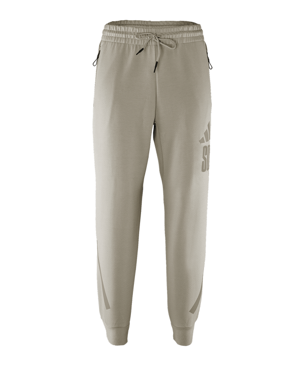 adidas FC Schalke 04 Z.N.E. Jogginghose Beige