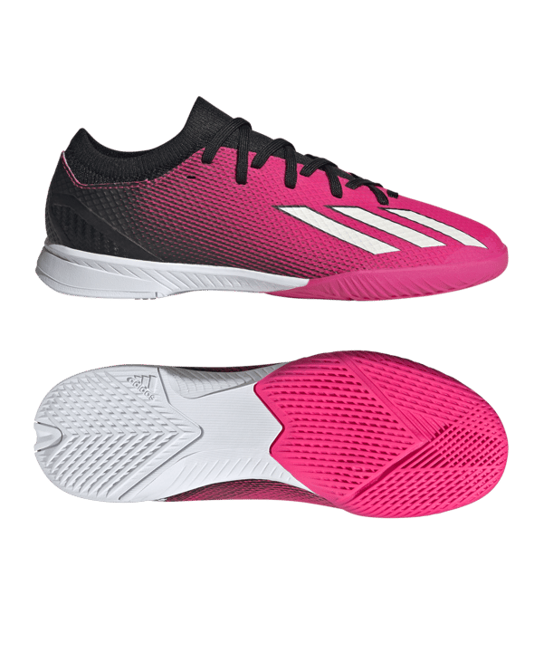 adidas X Speedportal.3 IN Halle Own Your Football Kids Pink Schwarz Weiss