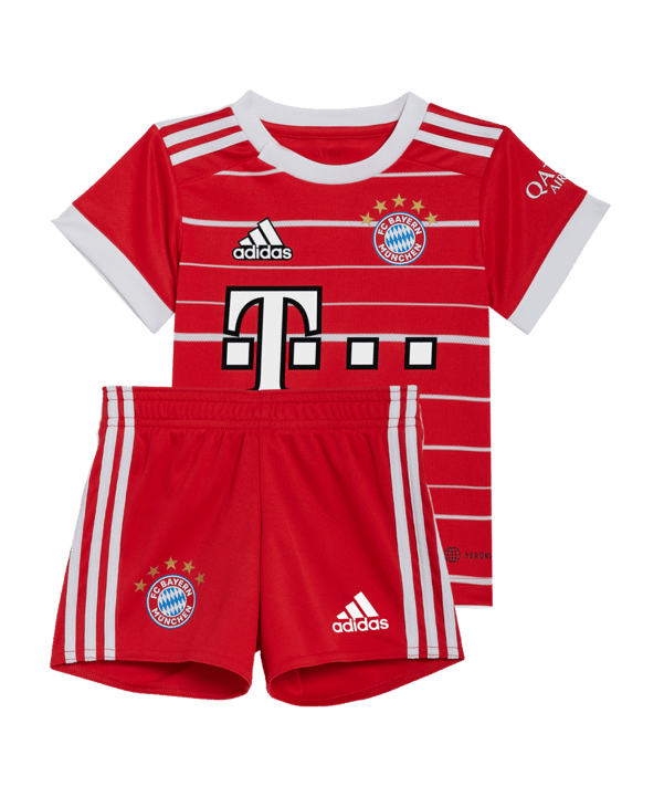 adidas FC Bayern München Babykit 2022/2023 Rot