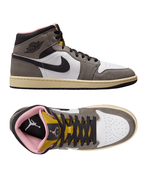 Nike Air Jordan 1 MID Weiß F100