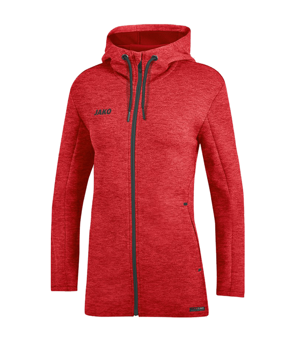 JAKO Premium Basic Kapuzenjacke Damen Rot F01