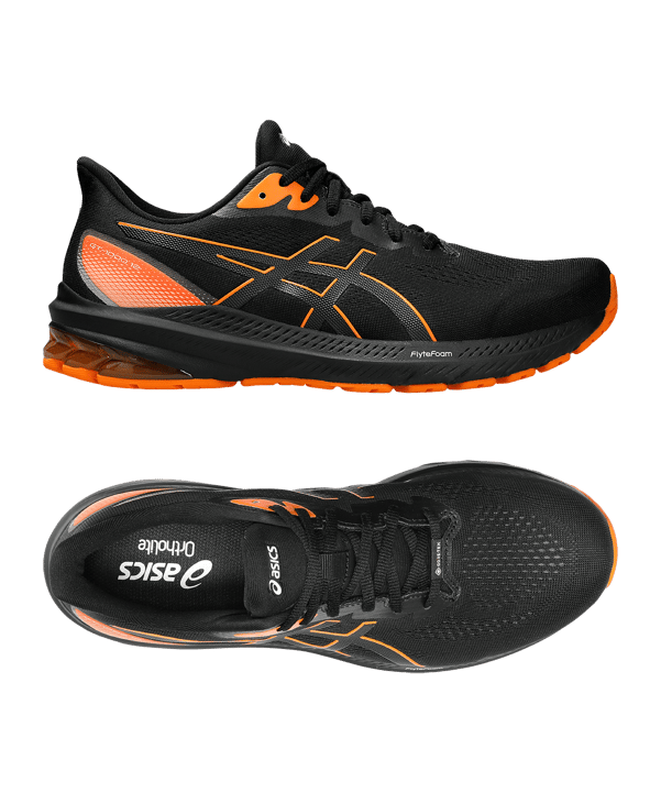 Asics GT-1000 12 GTX Schwarz Orange F001
