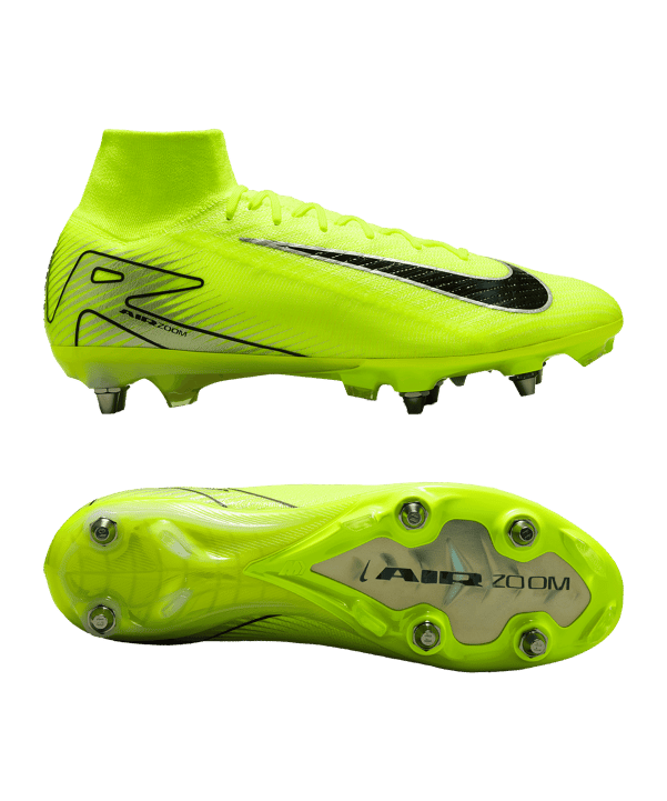 Nike Air Zoom Mercurial Superfly X Elite SG-Pro Mad Voltage Gelb Schwarz F700