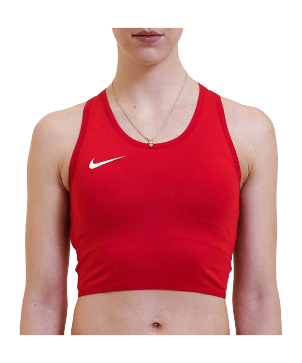 Nike Team Stock Tanktop Running Damen Rot F657