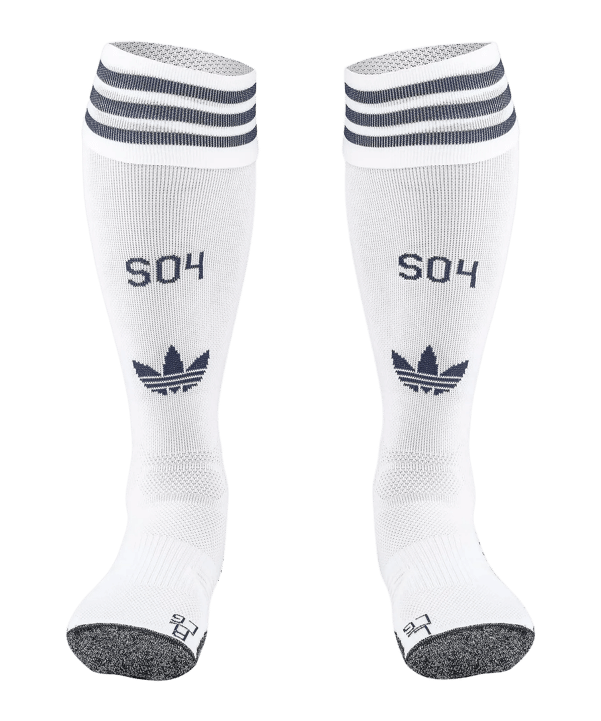 adidas Originals FC Schalke 04 Strumpfstutzen Away 2026/2027 Weiß