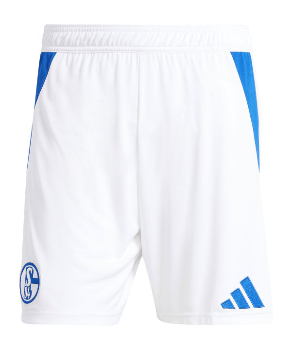 adidas FC Schalke 04 Short Home 2024/2025 Weiss Blau