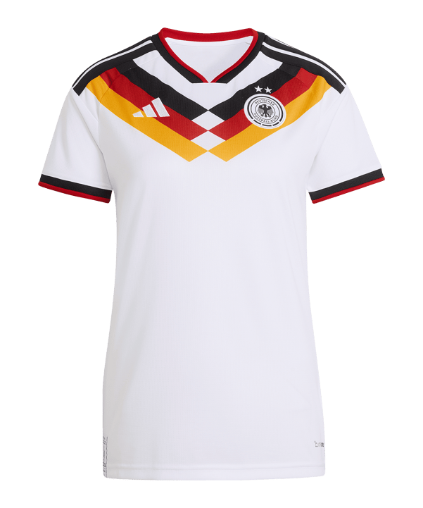 adidas DFB Deutschland Trikot Home WM 2026 Damen 2 Sterne Weiß