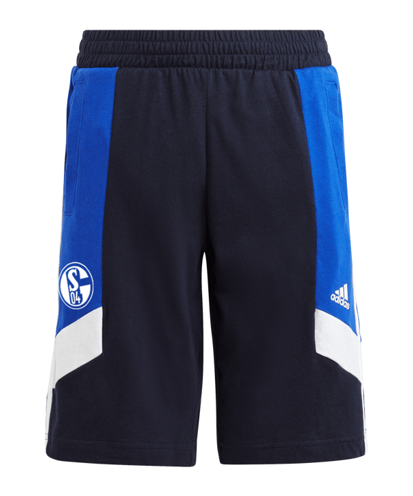 adidas FC Schalke 04 Colorblock Short Kids Blau