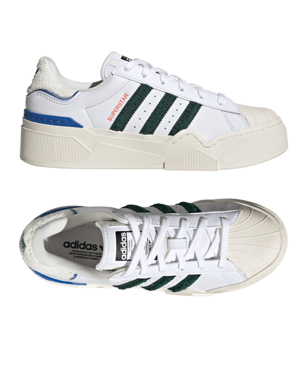 adidas Originals Superstar BonegaDamen Weiss Grün