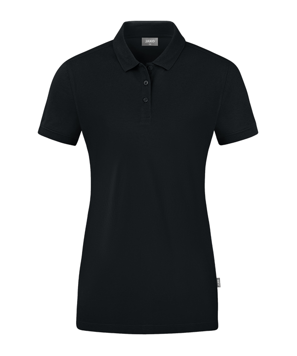 JAKO Doubletex Polo Shirt Damen Schwarz F800