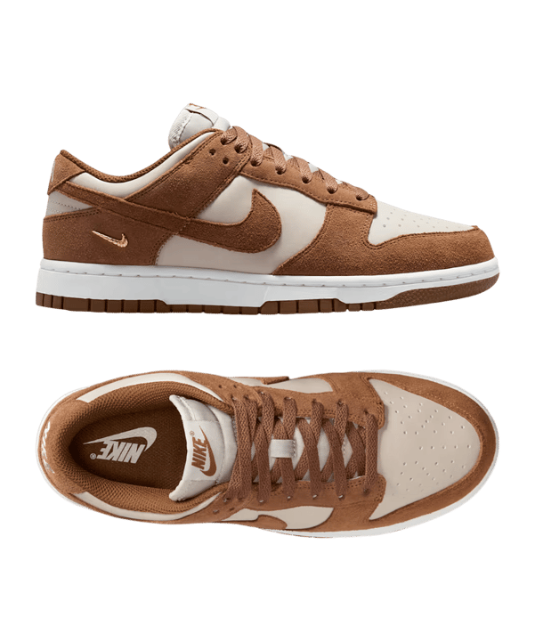 Nike Dunk Low Suede Damen Braun