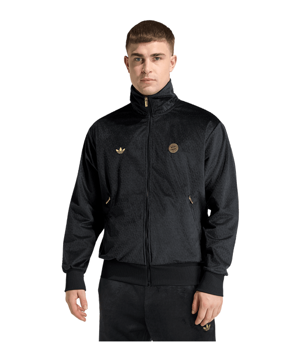 adidas FC Bayern München Track Sweatshirt Schwarz
