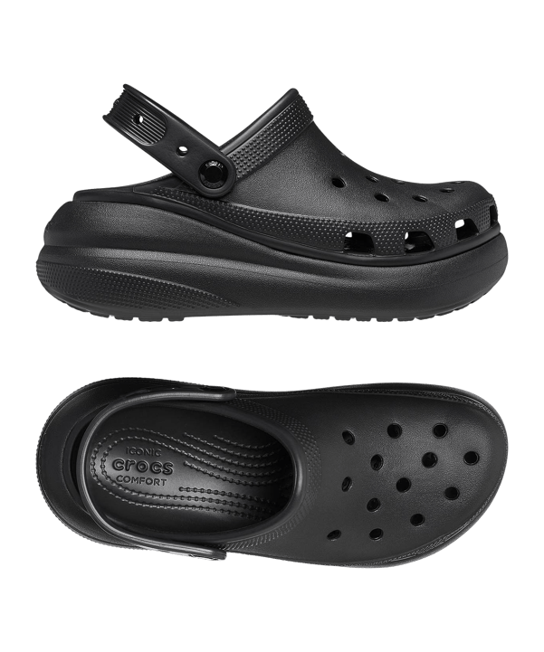 Crocs Crush Clog Badelatsche Schwarz