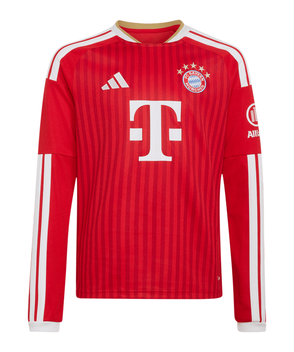 adidas FC Bayern München Trikot Langarm Home 2026/2027 Kids Rot