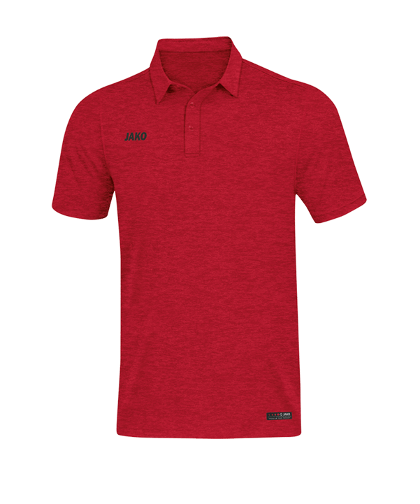 JAKO Premium Basics Poloshirt Rot F01