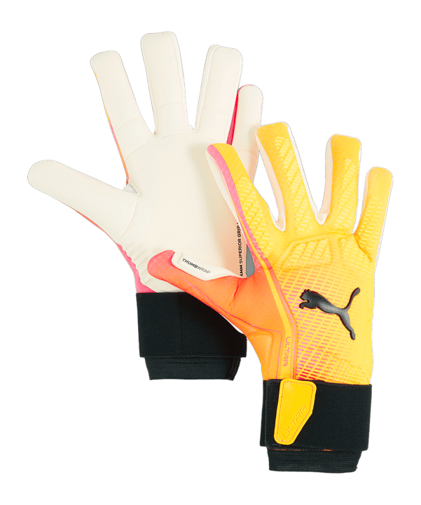 PUMA PUMA ULTRA Ultimate Tricks Hybrid Torwarthandschuhe Orange F01