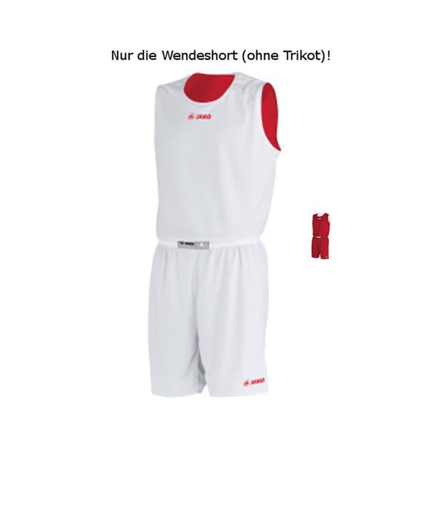 JAKO Wendeshort Change Active Rot Weiss F05