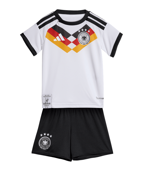 adidas DFB Deutschland Babykit Trikot Set Home WM 2026 Kids Weiß