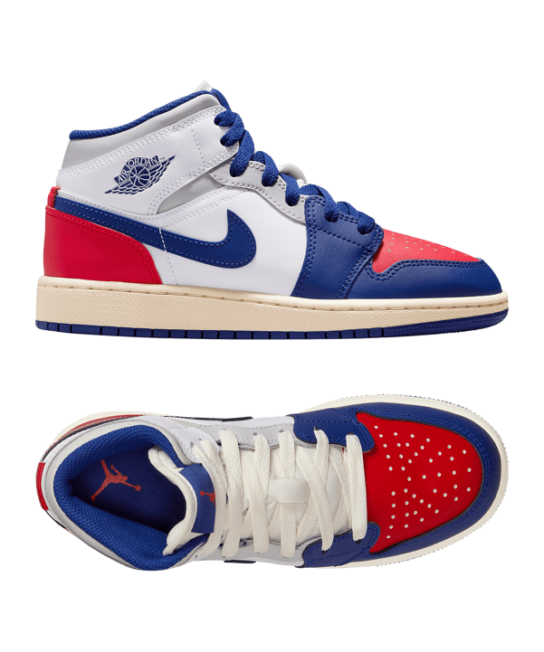 Nike Air Jordan 1 Mid Kids Weiß F102