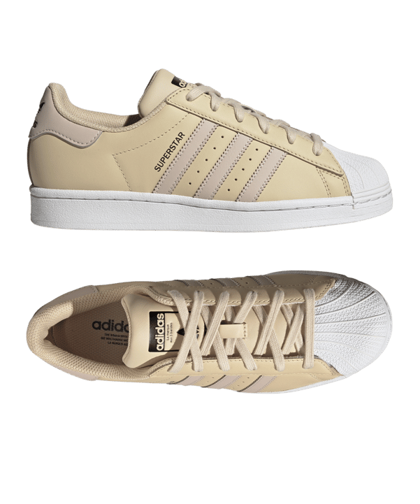 adidas Originals Superstar Damen Gelb Braun