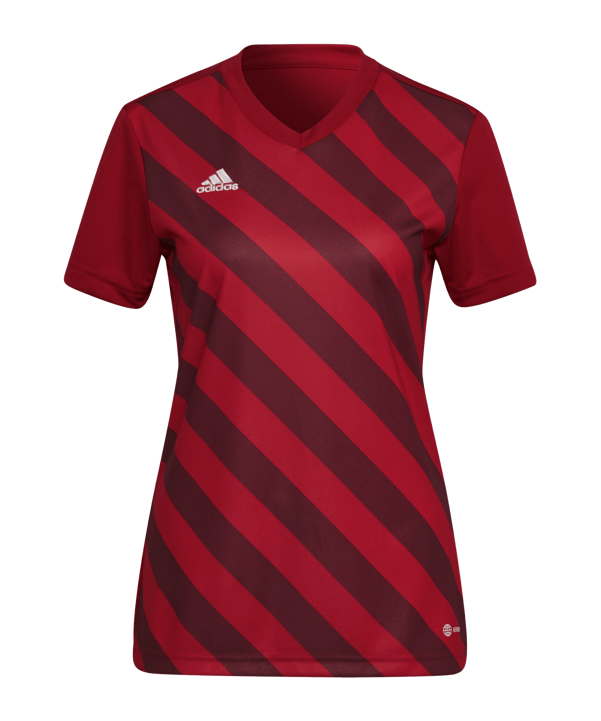 adidas Entrada 22 GFX Trikot Damen Rot Grau
