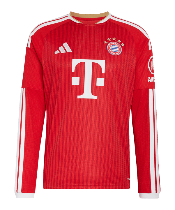 adidas FC Bayern München Trikot Langarm Home 2026/2027 Rot