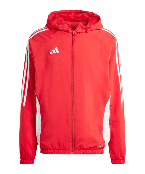 adidas Tiro 24 Windbreaker Rot Weiss
