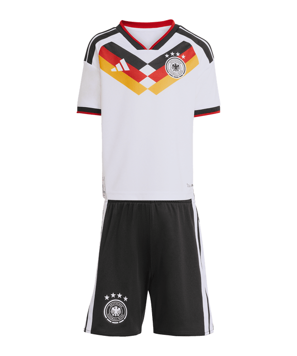 adidas DFB Deutschland Trikot Set Home WM 2026 Kids Weiß