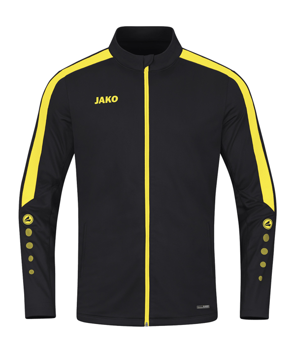 JAKO Power Polyesterjacke Damen Schwarz Gelb F803