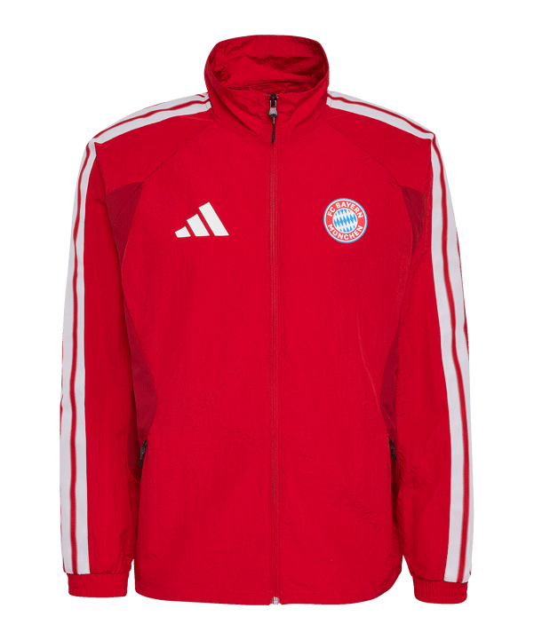 adidas FC Bayern München Anthem Jacke Rot