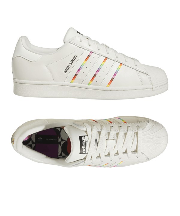 adidas Originals Superstar Pride Weiss Schwarz
