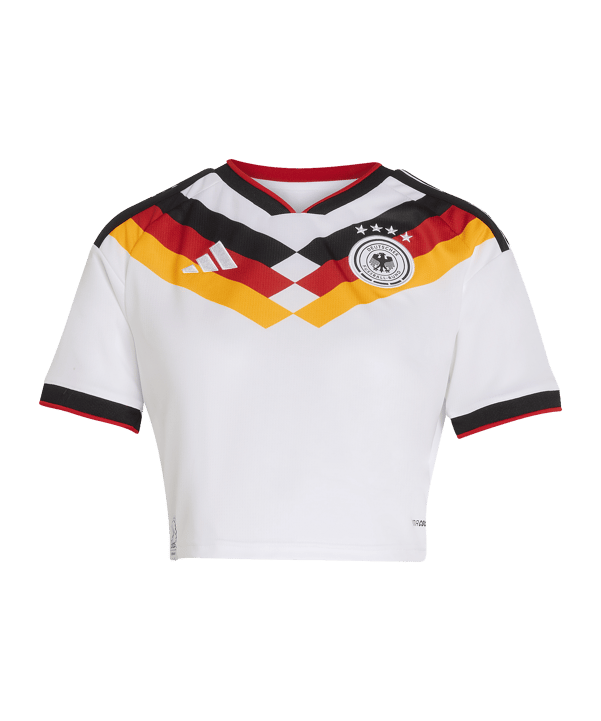 adidas DFB Deutschland Cropped Trikot Home WM 2026 Damen Weiß