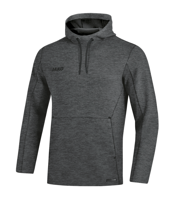 JAKO Premium Basic Kapuzensweatshirt Grau F21